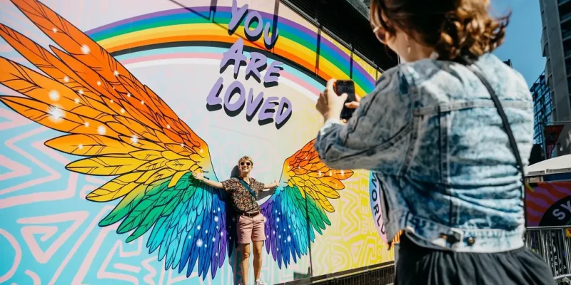 You are loved wall mural